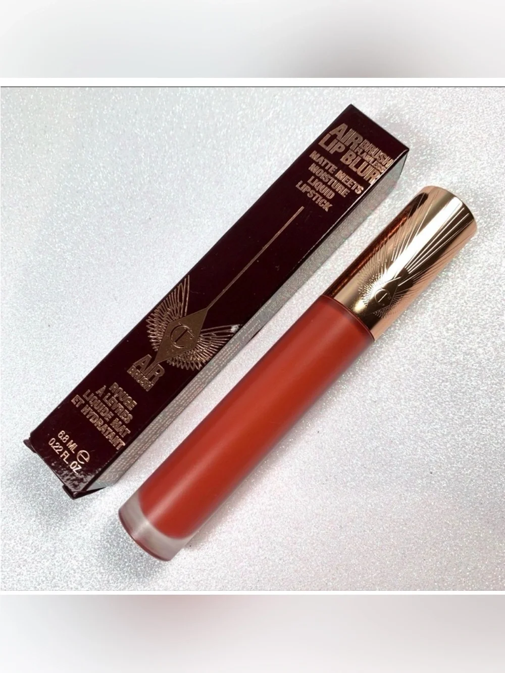 CHARLOTTE TILBURY‎ AIRBRUSH LIP BLUR LIQUID LIPSTICK - FLAME BLUR (.22oz/NWB)